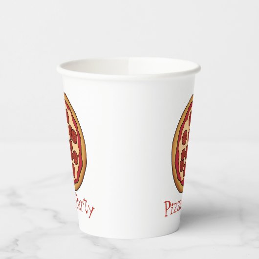 Gobelets En Papier Pizza (Gauche)