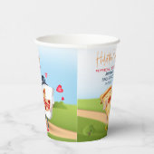 Gobelets En Papier Pizza Love Funny (Droite)