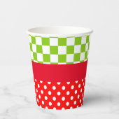 Gobelets En Papier Pizza Party Anniversaire (Verso)