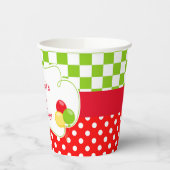 Gobelets En Papier Pizza Party Anniversaire (Gauche)