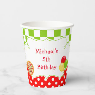 Gobelets En Papier Pizza Party Anniversaire