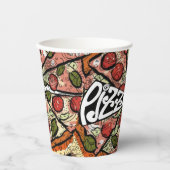Gobelets En Papier Pizza Pie (Recto)