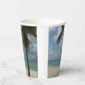 Gobelets En Papier Plage d'Aruba I Belle Scène Nature (Droite)