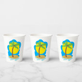 Gobelets En Papier Plage de Palm Tree