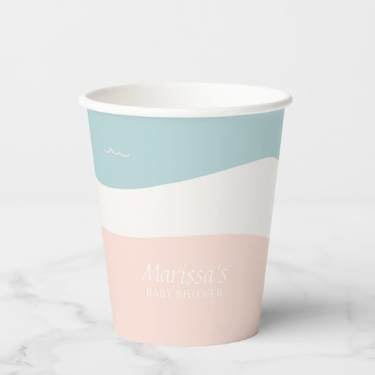 Gobelets En Papier Plage Surboard (Recto)