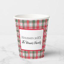 Plaid Nom de Noël personnalisé pour les fêtes d'hi