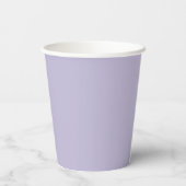 Gobelets En Papier Plain dusty lavender solid color (Verso)