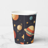 Gobelets En Papier planètes spatiales (Droite)