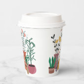 Gobelets En Papier Plante heureux (Gauche)