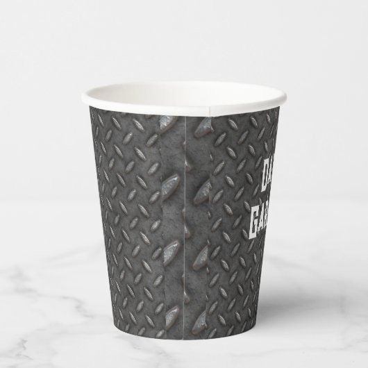 Gobelets En Papier Plaque de diamant personnalisée (Droite)