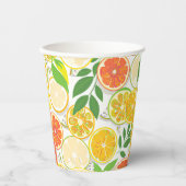 Gobelets En Papier Plaque papier - Boho Citrus Slices (Recto)
