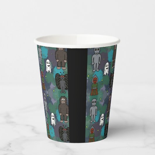 Gobelets En Papier Plaque papier éffrayante (Gauche)