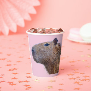 Gobelets En Papier Plaques de papier Capybara