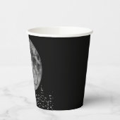 Gobelets En Papier Pleine lune Pi Dans Le Ciel (Gauche)