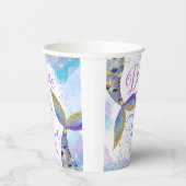 Gobelets En Papier Plongée en cinq filles 5e anniversaire (Droite)