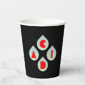 Gobelets En Papier Pluie acide (Verso)