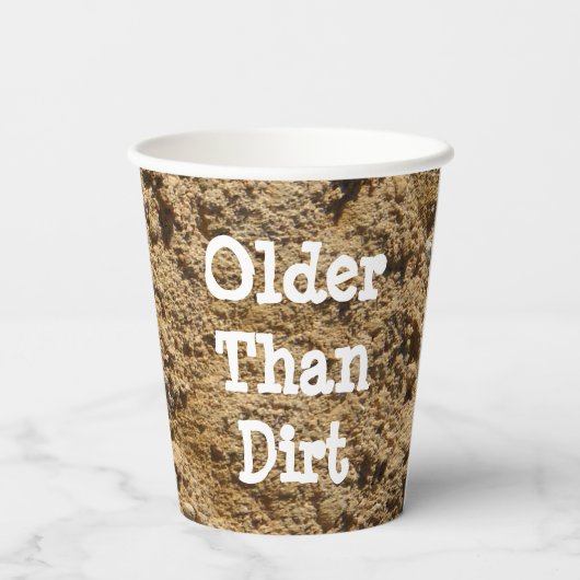 Gobelets En Papier Plus âgé que la tête (Verso)