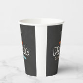 Gobelets En Papier Plus de plastique dans l'océan. Tueries en plastiq (Gauche)