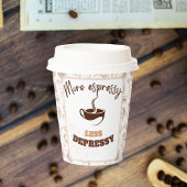 Gobelets En Papier Plus d'expressivité moins de dépression | motif de