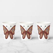 Gobelets En Papier Plutôt Brown Butterly