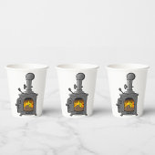 Gobelets En Papier Poêle à bois