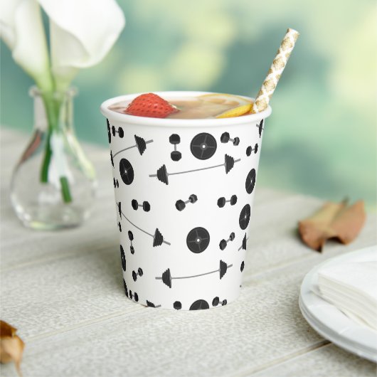 Gobelets En Papier Poids Formation Fitness Dumbbell Bodybuilding (Insitu)