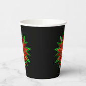 Gobelets En Papier Poinsettia WOW (Gauche)