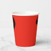 Gobelets En Papier Point de question Mystère Odeur rouge Coupes de pa (Gauche)