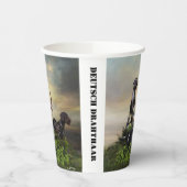 Gobelets En Papier Pointeur À poils durs allemand (Gauche)