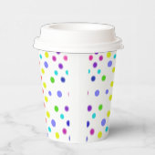 Gobelets En Papier Points colorés (Droite)