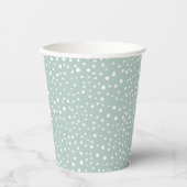 Gobelets En Papier Points Dalmatiens verts, Points Dalmatiens, Pots D (Recto)