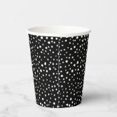 Gobelets En Papier Points dalmatiens, Zones dalmatiennes, Noir et Bla (Droite)