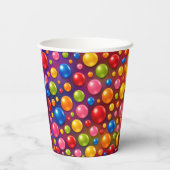 Gobelets En Papier points groovy (Verso)