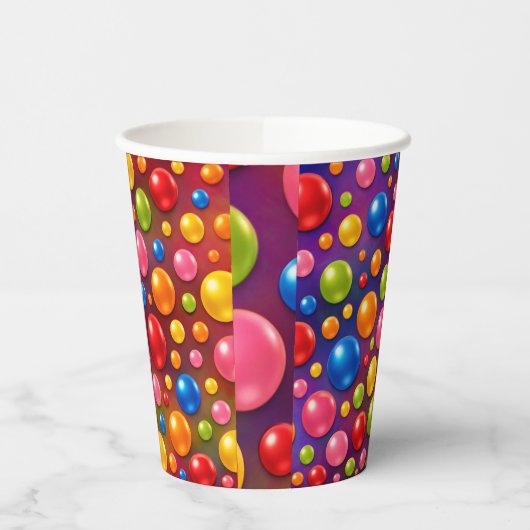 Gobelets En Papier points groovy (Gauche)