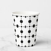 Gobelets En Papier Points noirs, Motif à pois, Points, Pointillé (Droite)