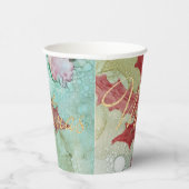 Gobelets En Papier Pointsetta de Noël (Droite)