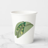 Gobelets En Papier Pois Dans Un Morceau (Recto)