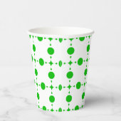 Gobelets En Papier Pois verts, Motif à points Polka, points, pointill (Droite)