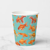 Gobelets En Papier Poisson d'or  (Verso)