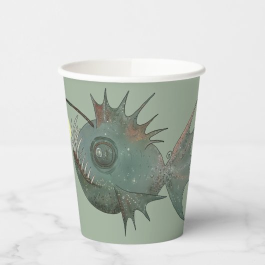 Gobelets En Papier Poisson-pêcheur (Gauche)