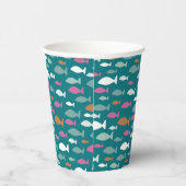 Gobelets En Papier Poisson vert (Droite)