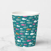 Gobelets En Papier Poisson vert (Recto)