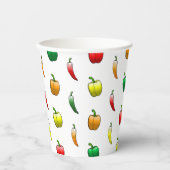 Gobelets En Papier Poivrons Bell et poivrons doux longs (Recto)