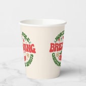 Gobelets En Papier Pôle Nord Brassage Noël Esprits Papier café (Gauche)