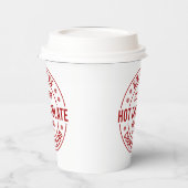 Gobelets En Papier Pôle Nord Chocolat chaud Noël (Gauche)