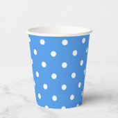 Gobelets En Papier Polka dot pattern (Verso)