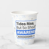 Gobelets En Papier Pollution plastique océanique Sensibilisation De l (Recto)