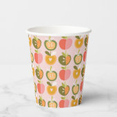 Gobelets En Papier Pomme de notre oeil mignonne Motif de chute Baby s (Verso)