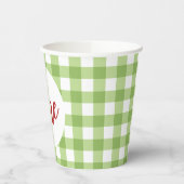 Gobelets En Papier Pomme de notre OEil premier anniversaire (Gauche)