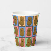 Gobelets En Papier Pomme de terre style pop art (Droite)